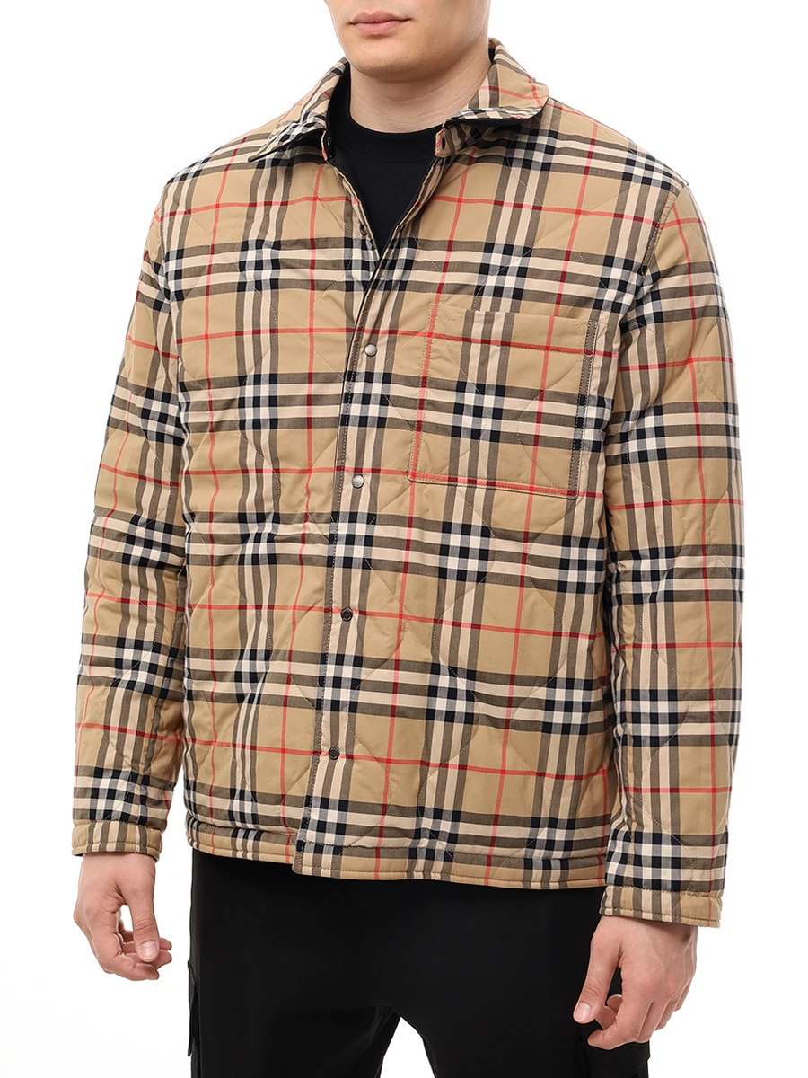 Куртка двусторонняя стеганая BURBERRY 8100137 Черный  Фото 5