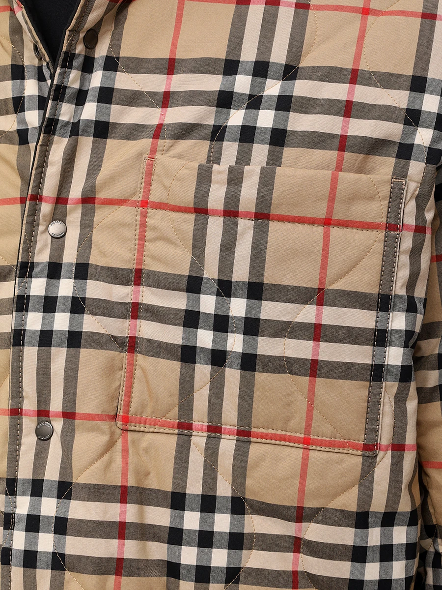 Куртка двусторонняя стеганая BURBERRY 8100137 Черный  Фото 6
