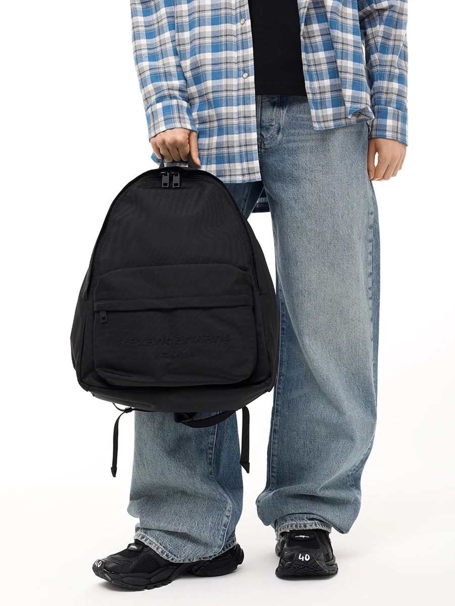 Рюкзак текстильный ALEXANDER WANG 20125B91T Черный  Фото 2