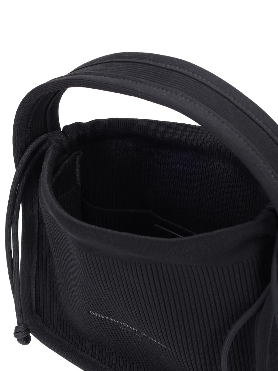 Сумка текстильная ALEXANDER WANG 20222K20T 001 Черный  Фото 4