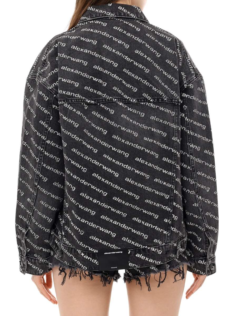 Куртка джинсовая ALEXANDER WANG 4DC1212888 060 Черный  Фото 3