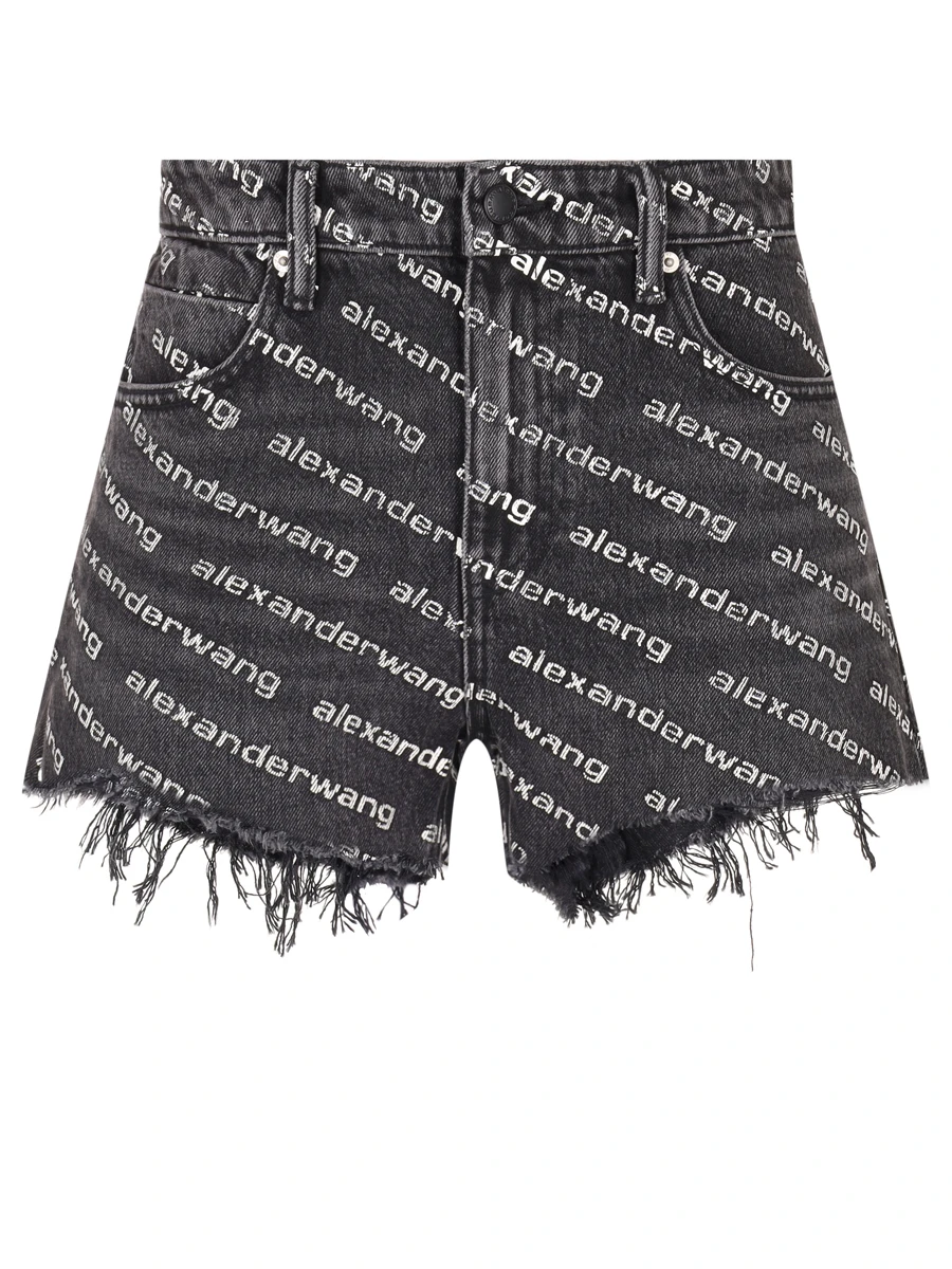 Шорты джинсовые ALEXANDER WANG 4DC1214896 060 Черный 