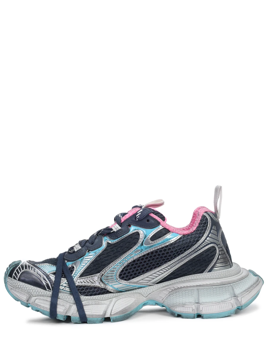 Кроссовки текстильные 3XL BALENCIAGA 734731-W3XL5-1245 Мультиколор  Фото 3