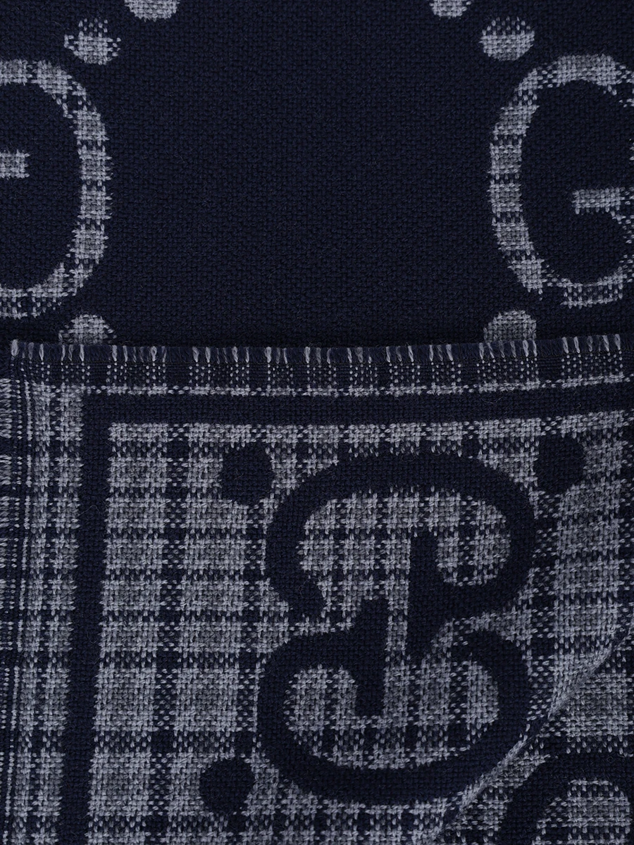 Шарф шерстяной GUCCI 660025 4G386 1468 Принт  Фото 3