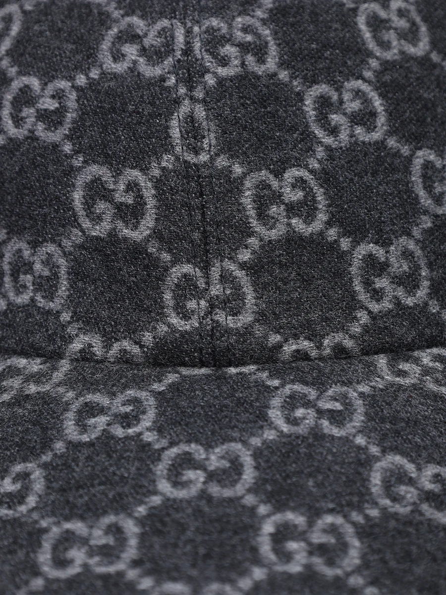 Бейсболка шерстяная GUCCI 792827 4HBBU 1060 Принт  Фото 3