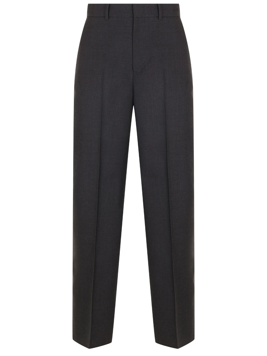 Брюки шерстяные GUCCI 800107 ZARRB 1165 Серый 