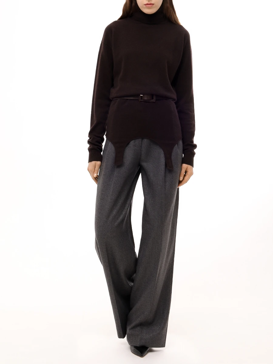 Водолазка кашемировая SAINT LAURENT 806969-YALL2-1082 Черный  Фото 2