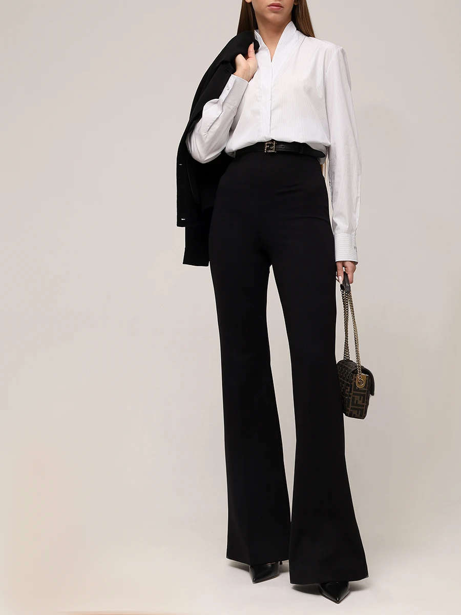 Рубашка хлопковая FENDI FS8199 AWZX F0ZNM Белый  Фото 2