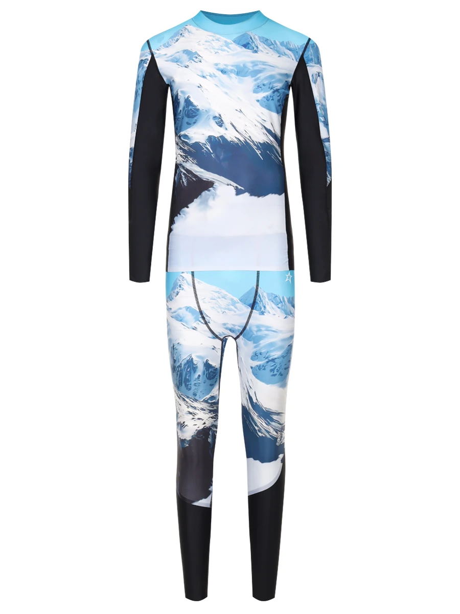 Комплект термобелья PERFECT MOMENT M10004352241/M10004362241/landscape Голубой 