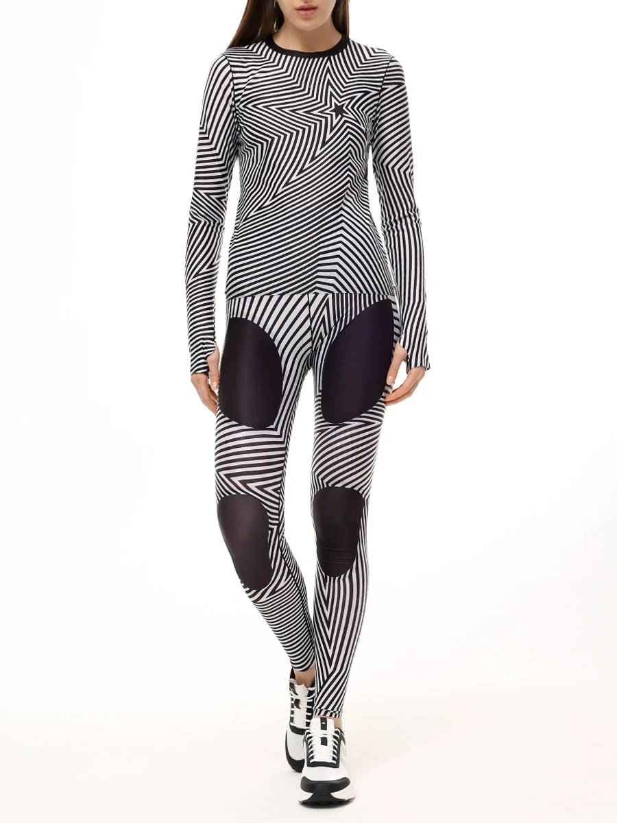 Комплект термобелья PERFECT MOMENT W30011182219/W3001119/warped Черный  Фото 2