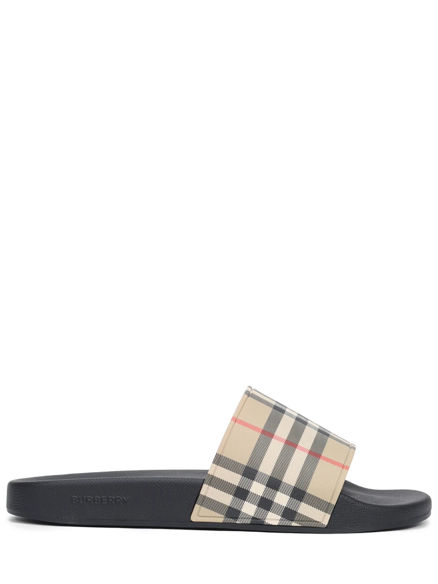 Шлепанцы резиновые BURBERRY 8056942 A7028 Черный 