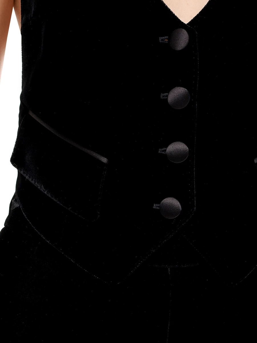 Жилет из вискозы TOM FORD WA0025-FAX1113 LB999 Черный  Фото 5