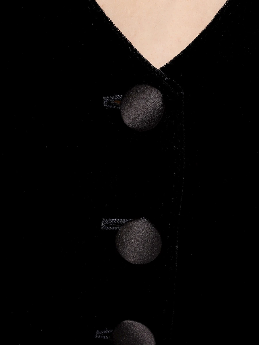 Жилет из вискозы TOM FORD WA0025-FAX1113 LB999 Черный  Фото 6