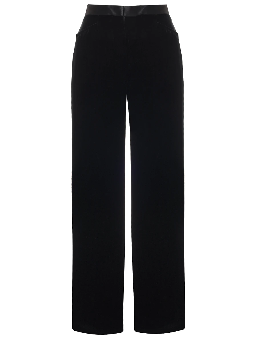 Брюки бархатные TOM FORD PAW585-FAX1113 LB999 Черный 