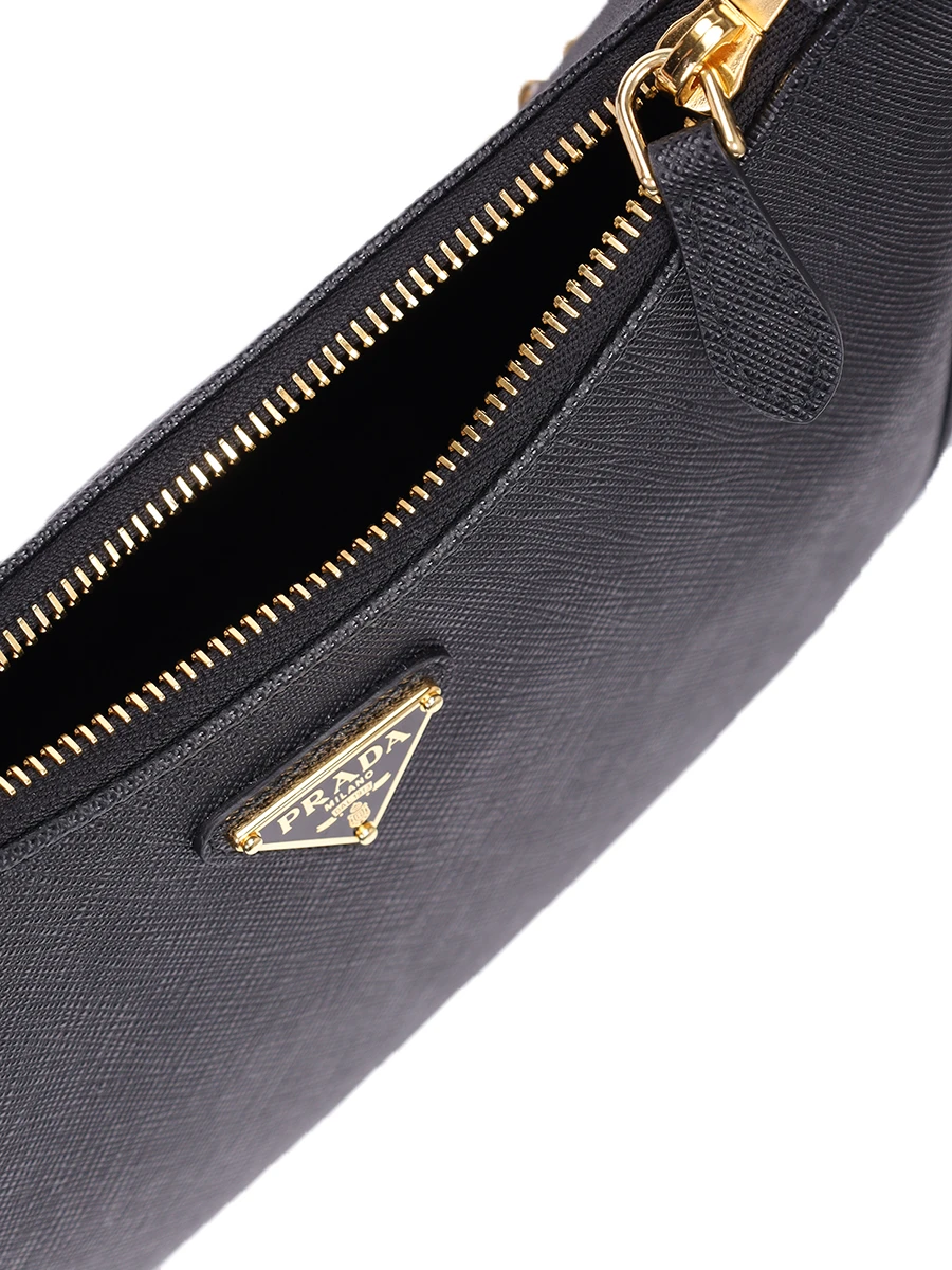 Сумка кожаная PRADA 1BH204VV2MNZV F0632 Черный  Фото 6