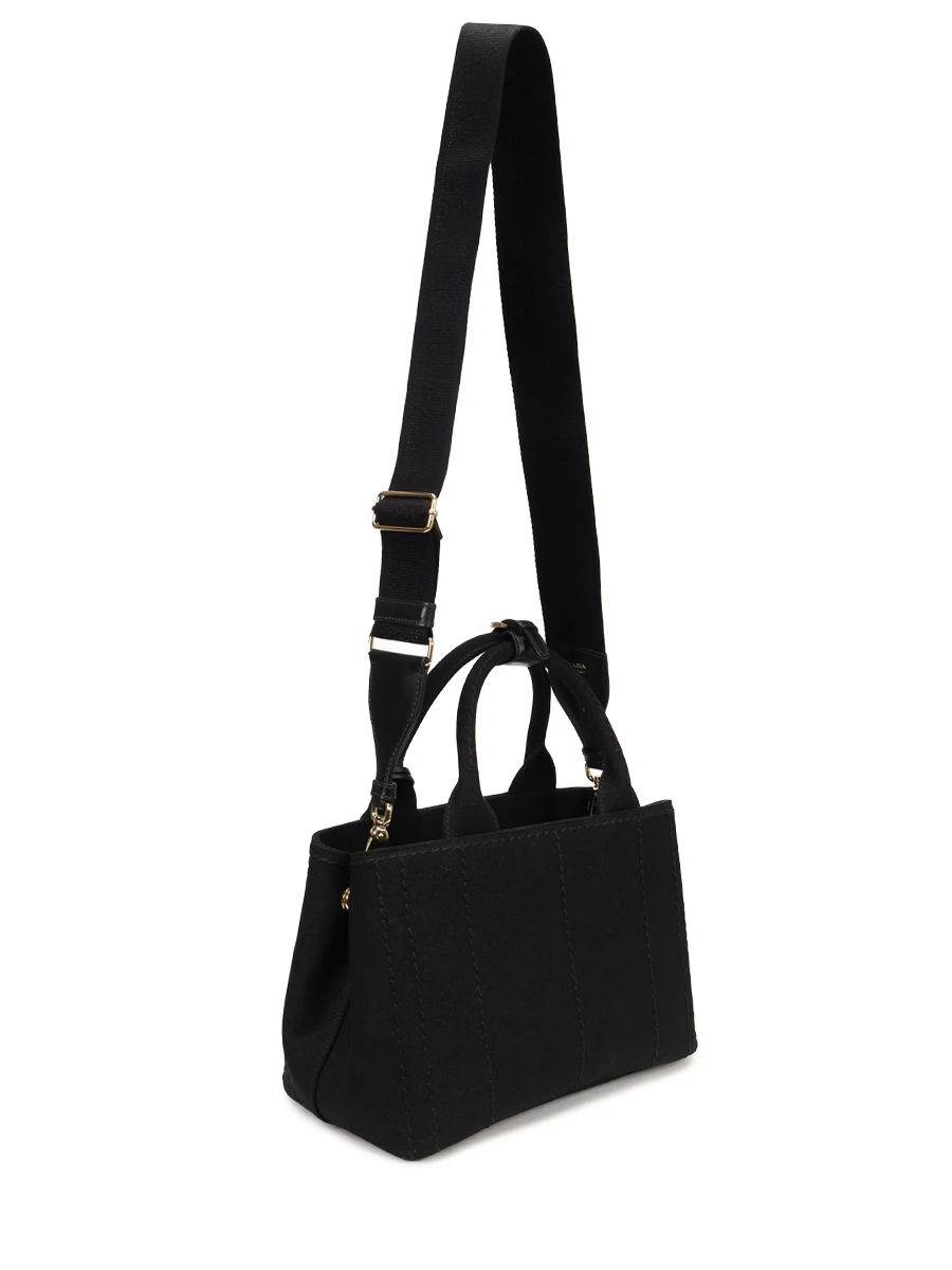 Сумка текстильная PRADA 1BG464V8OM2CYA F0002 Черный  Фото 3