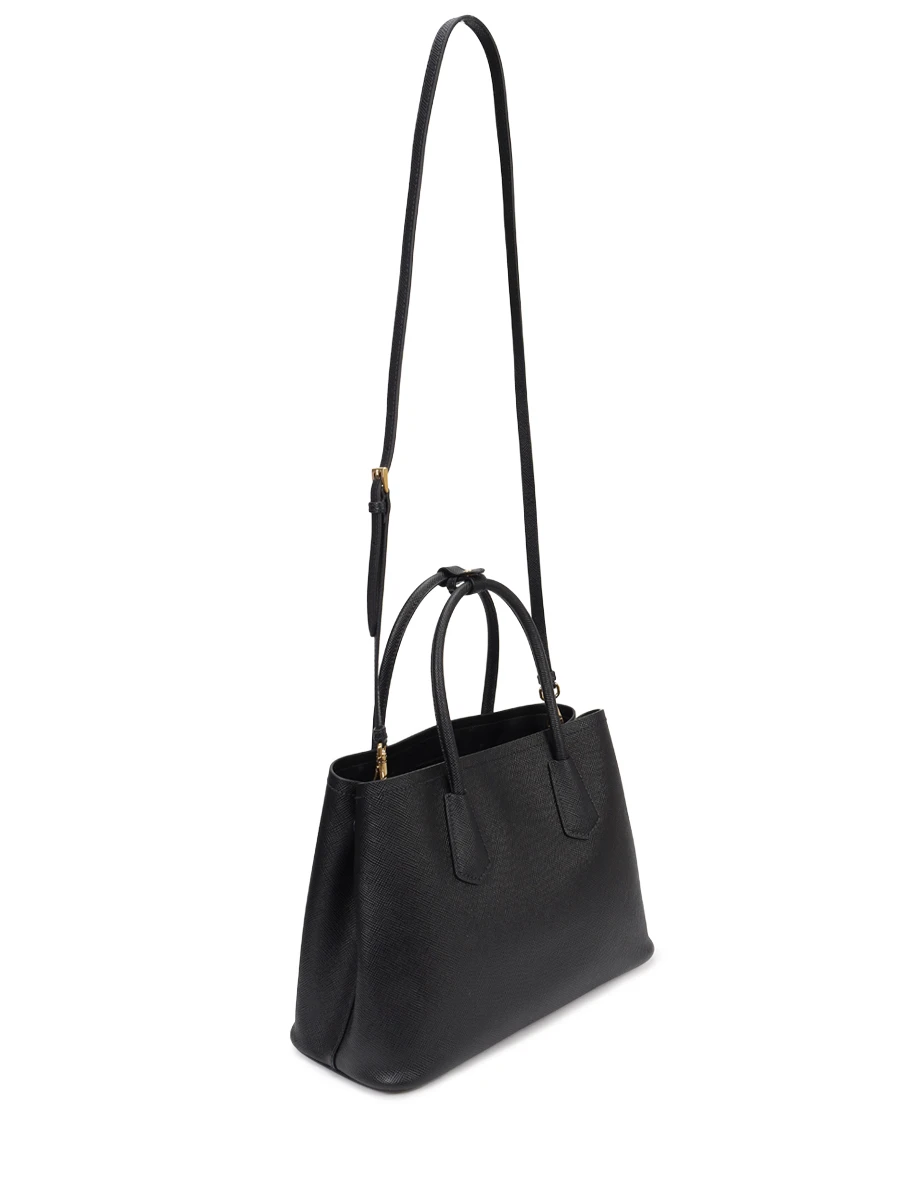 Сумка кожаная PRADA 1BG887VOOG2A4A F0002 Черный  Фото 3