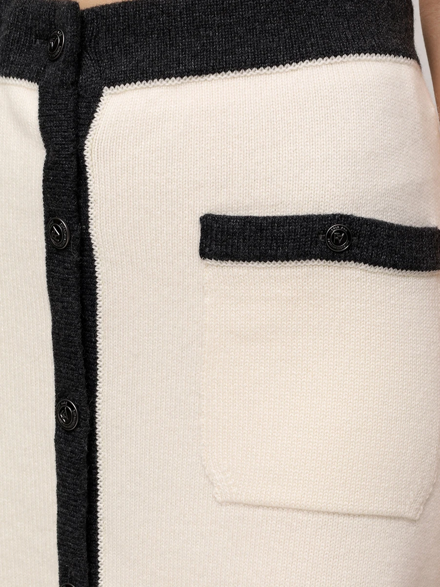 Костюм кашемировый FREE AGE W25.JK090.3004/W25.SK068.3004.101 Белый  Фото 8