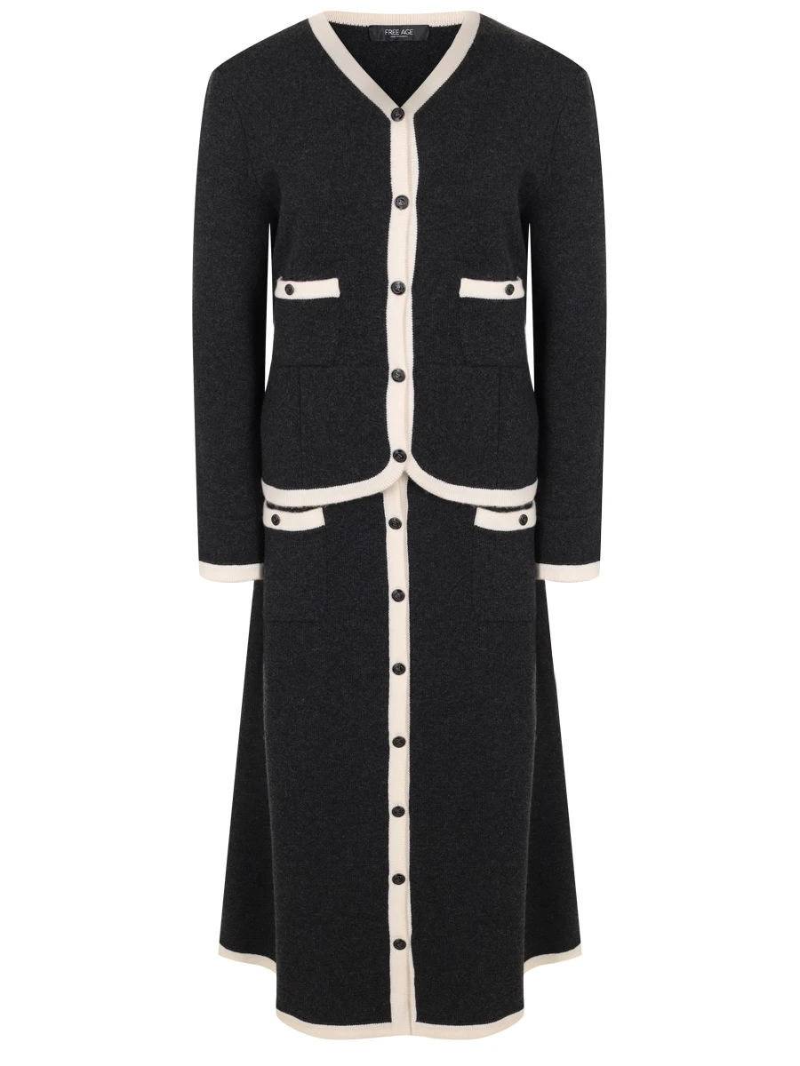 

Костюм кашемировый, Серый, W25.JK090.3004/W25.SK068.3004.991