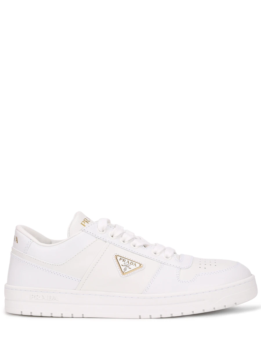 Кеды кожаные PRADA 1E792MFDD303LPH F0009 Белый 