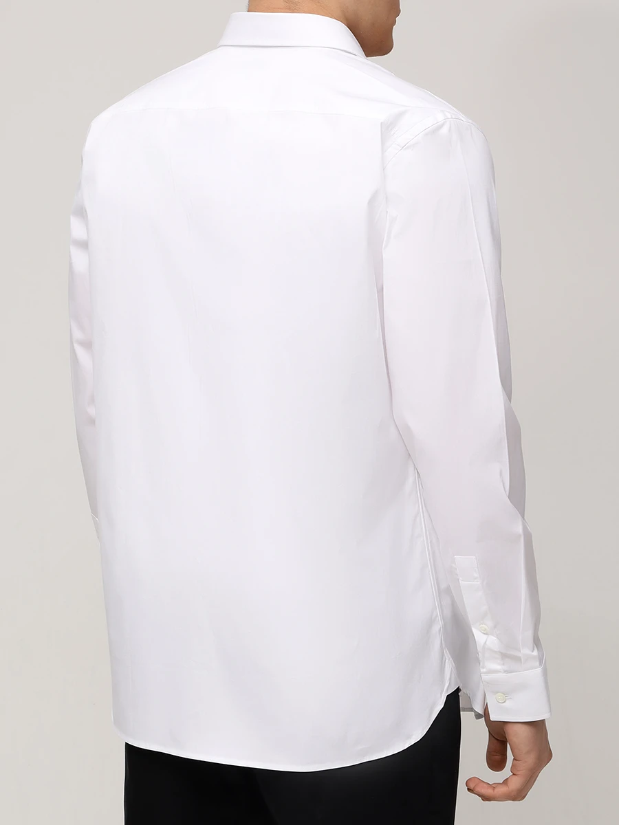 Рубашка Regular Fit хлопковая BURBERRY 8071465 A1464 Белый  Фото 3