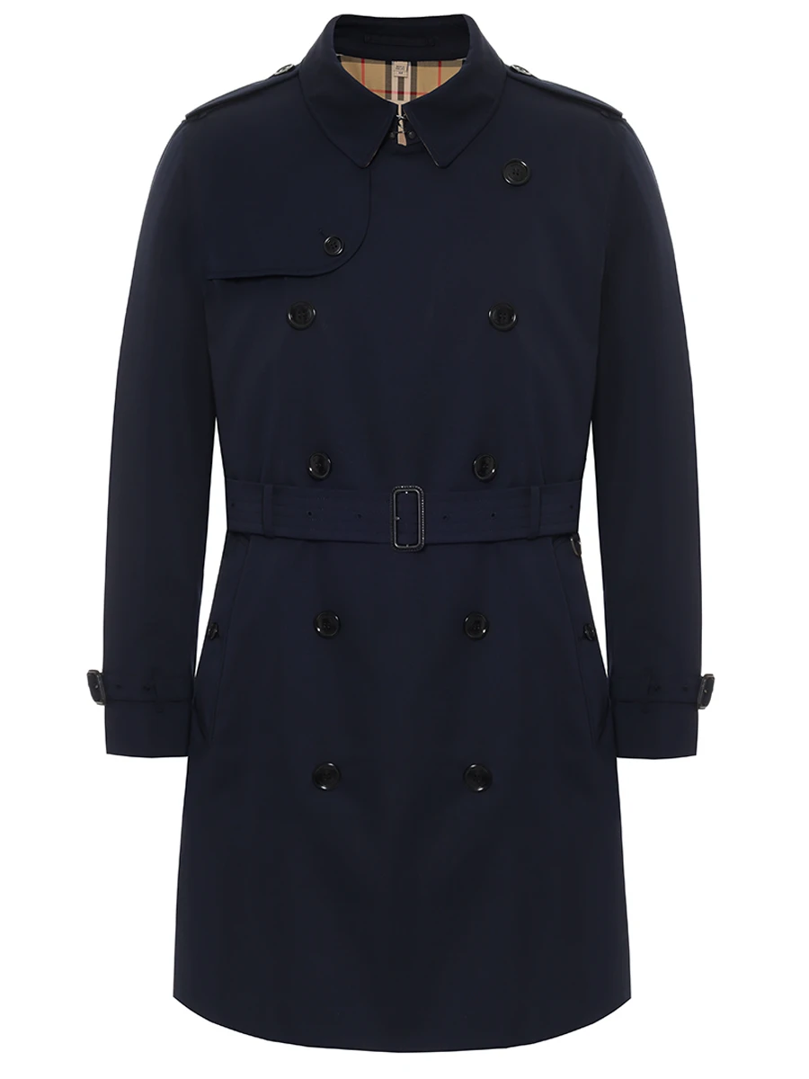 Тренч хлопковый BURBERRY 8079387 B1488 Синий 