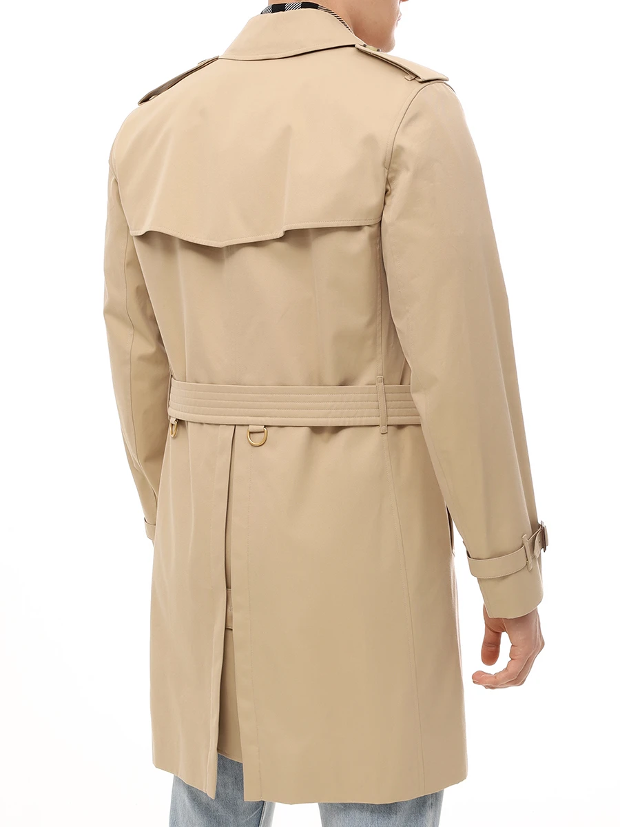 Тренч хлопковый BURBERRY 8079388 A1366 Бежевый  Фото 3