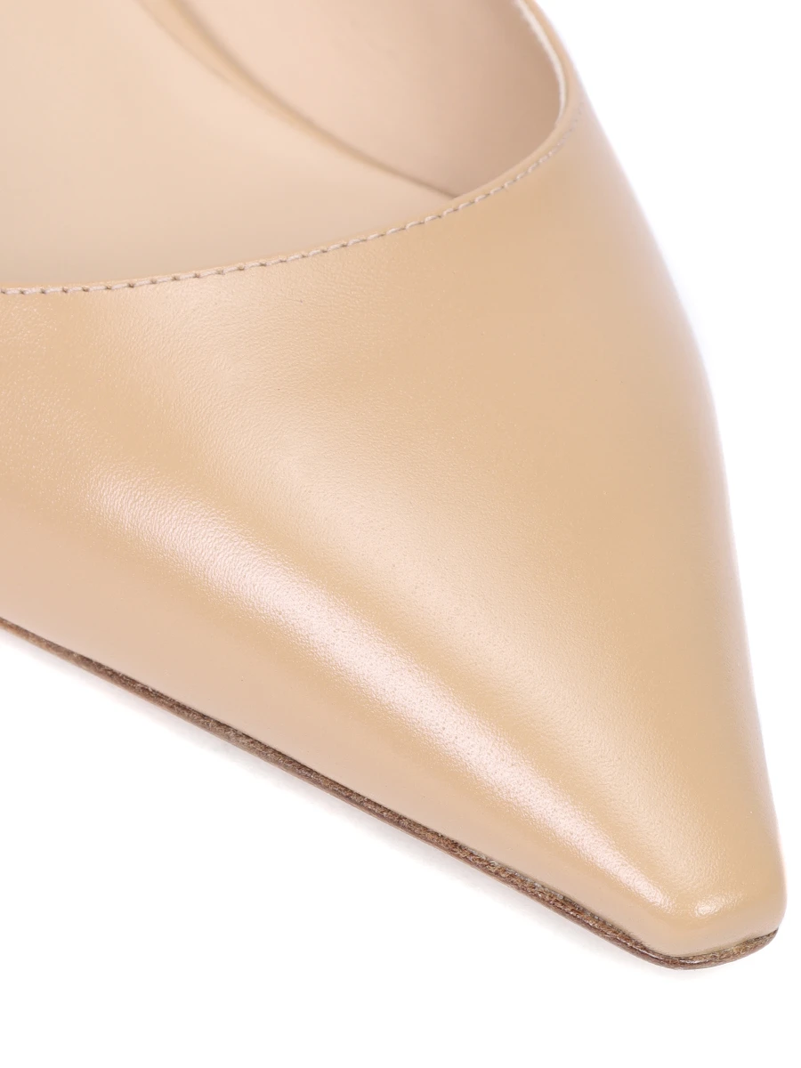 Туфли кожаные STUART WEITZMAN SK321AJM Бежевый  Фото 5