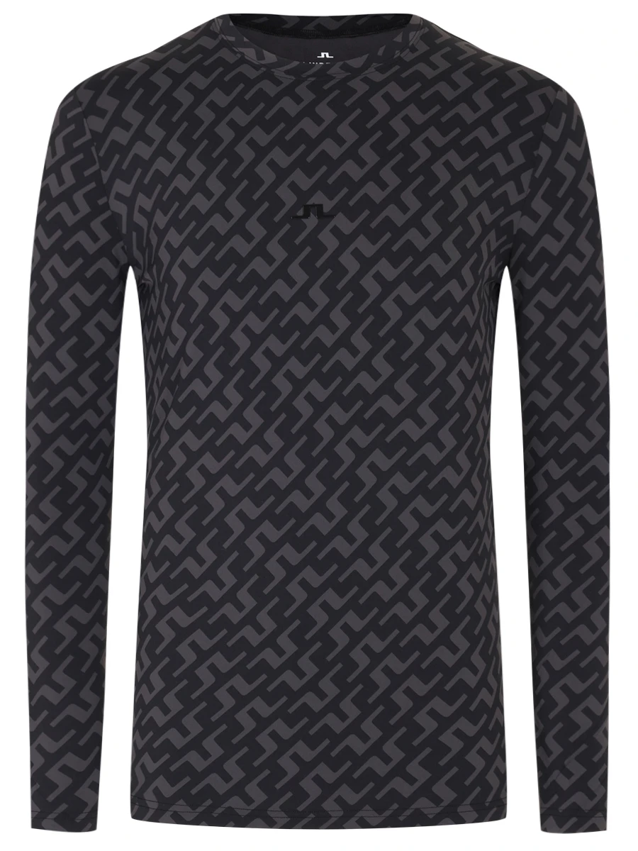 

Лонгслив с логотипом, Черный, GMJT11138/W088