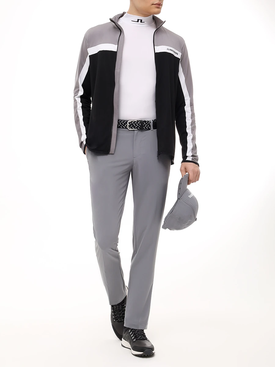 Брюки однотонные J.LINDEBERG GMPA1104130/U244 Серый  Фото 2