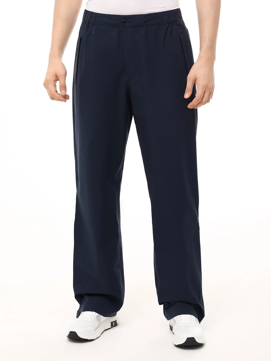 Брюки однотонные J.LINDEBERG GMPA1100330/6855 Синий  Фото 4