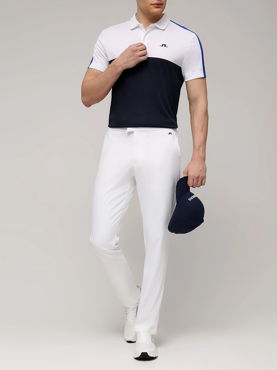 Брюки однотонные J.LINDEBERG GMPA1101430/0000 Белый  Фото 2