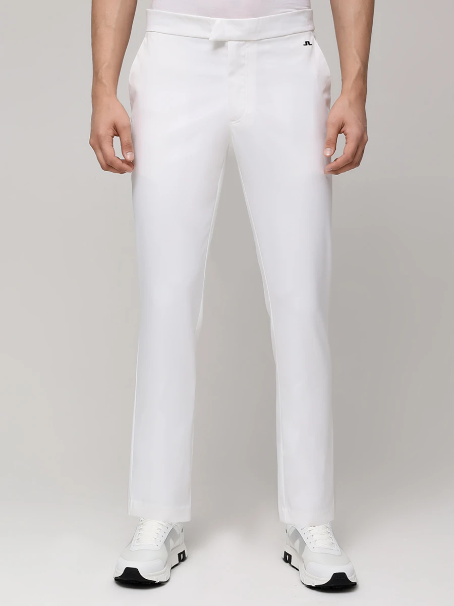 Брюки однотонные J.LINDEBERG GMPA1101430/0000 Белый  Фото 4