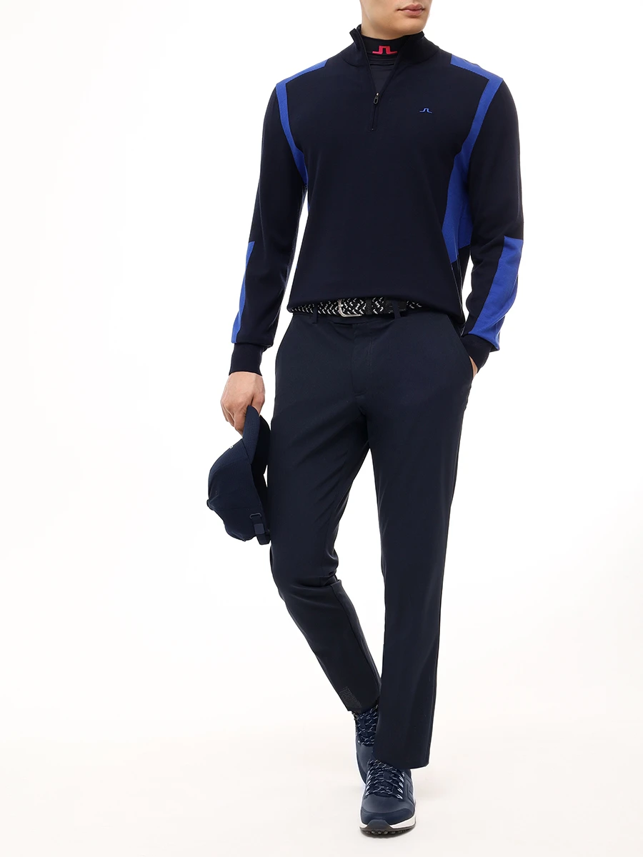 Джемпер из вискозы J.LINDEBERG GMKW11175/6855 Синий  Фото 2