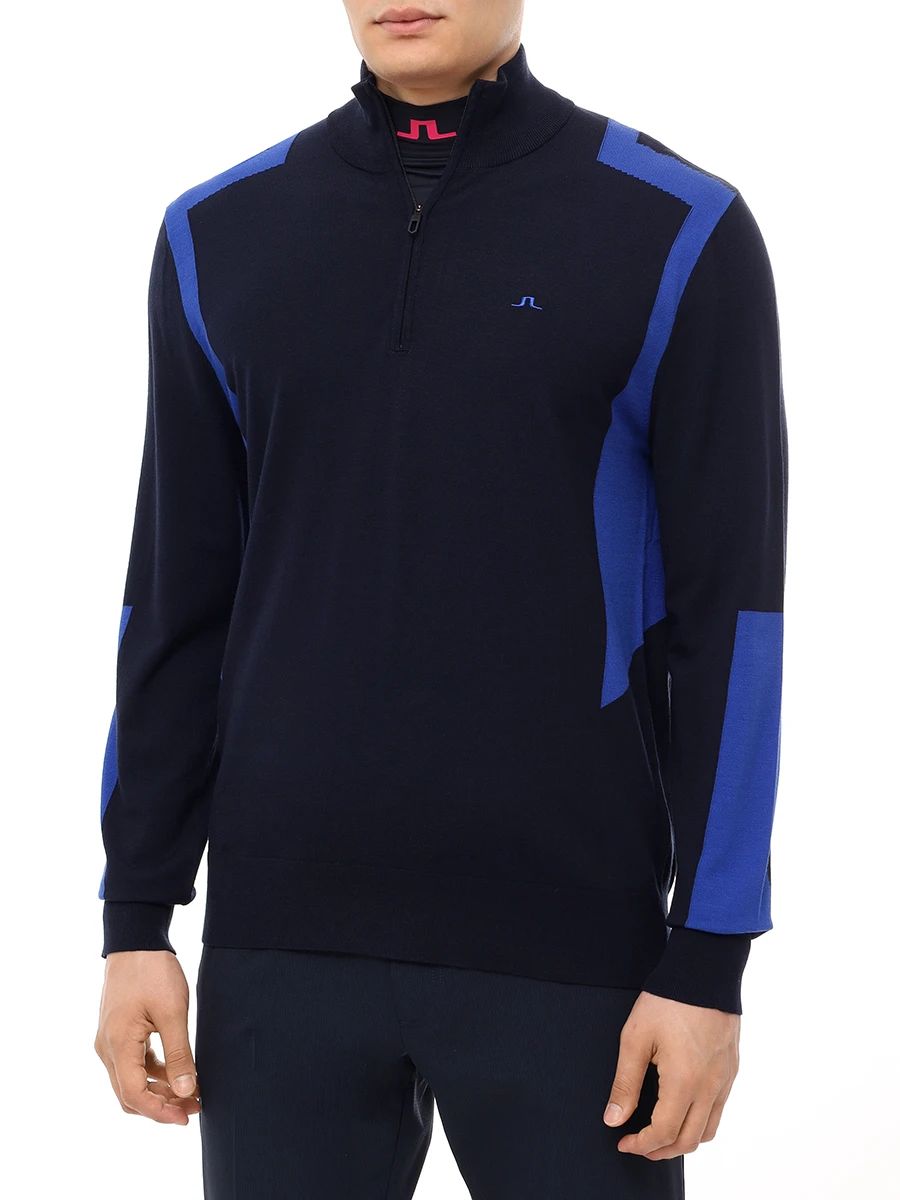 Джемпер из вискозы J.LINDEBERG GMKW11175/6855 Синий  Фото 4