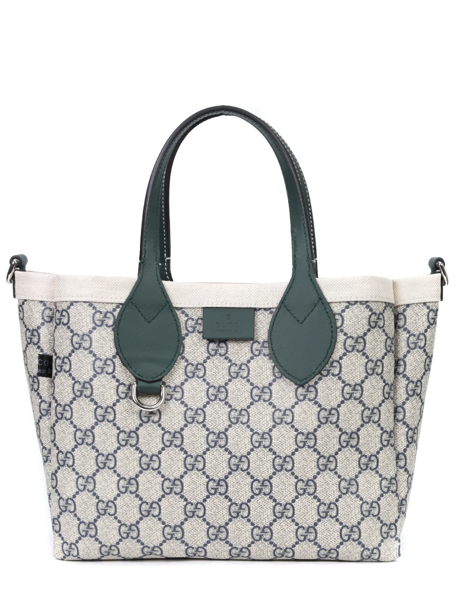 Сумка-тоут текстильная GUCCI 772144FACUL 8572 Зеленый  Фото 7