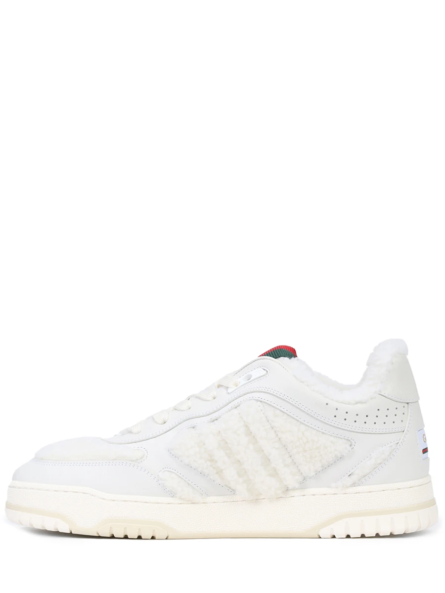 Кеды кожаные Re-Web на меху GUCCI 800178FADQ0 9092 Белый  Фото 3