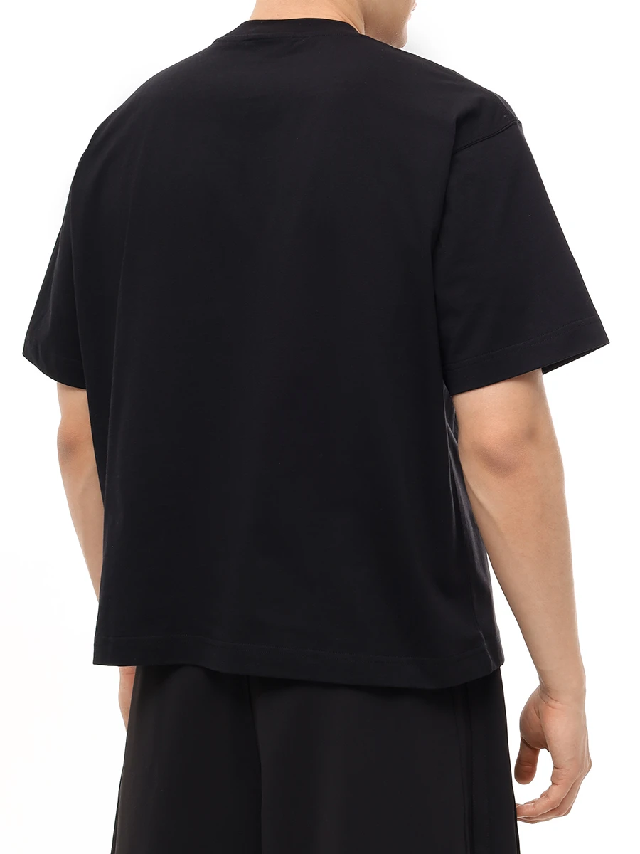 Футболка хлопковая VETEMENTS VL22TR400B Черный  Фото 3
