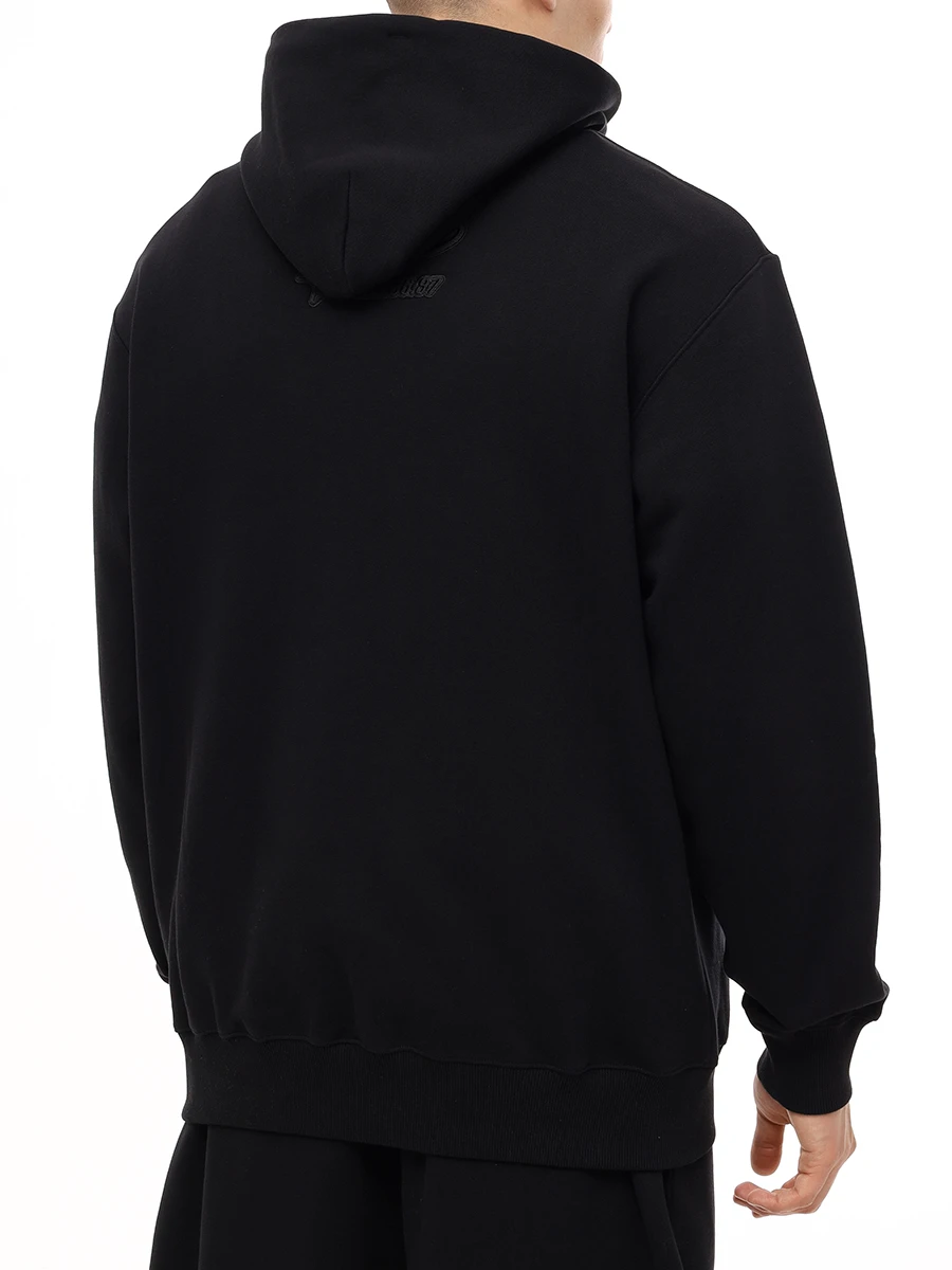 Худи хлопковое VETEMENTS VL22HD400B Черный  Фото 4
