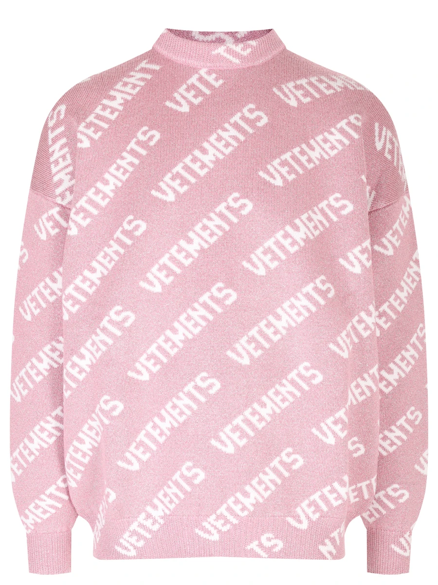 Джемпер из вискозы VETEMENTS UA65KN220P Белый 