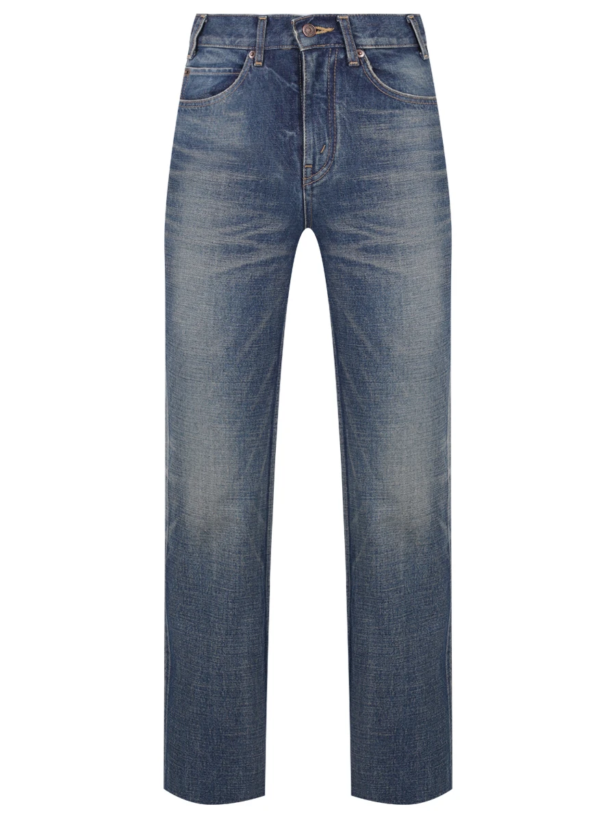 Джинсы хлопковые CELINE 2N48A930F.07DU Синий 