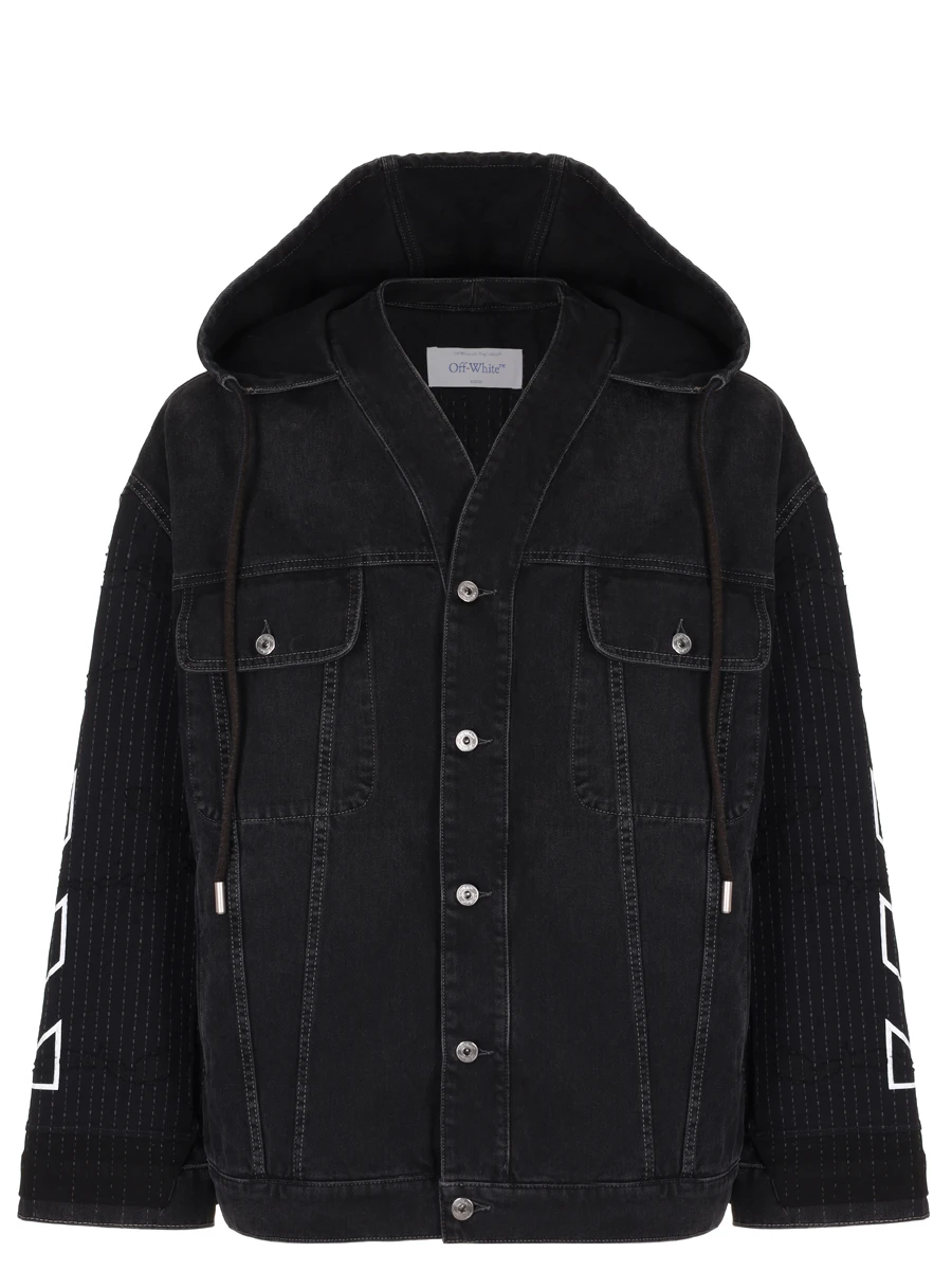 Куртка джинсовая OFF-WHITE OMYE095F24DEN001 1303 Принт 