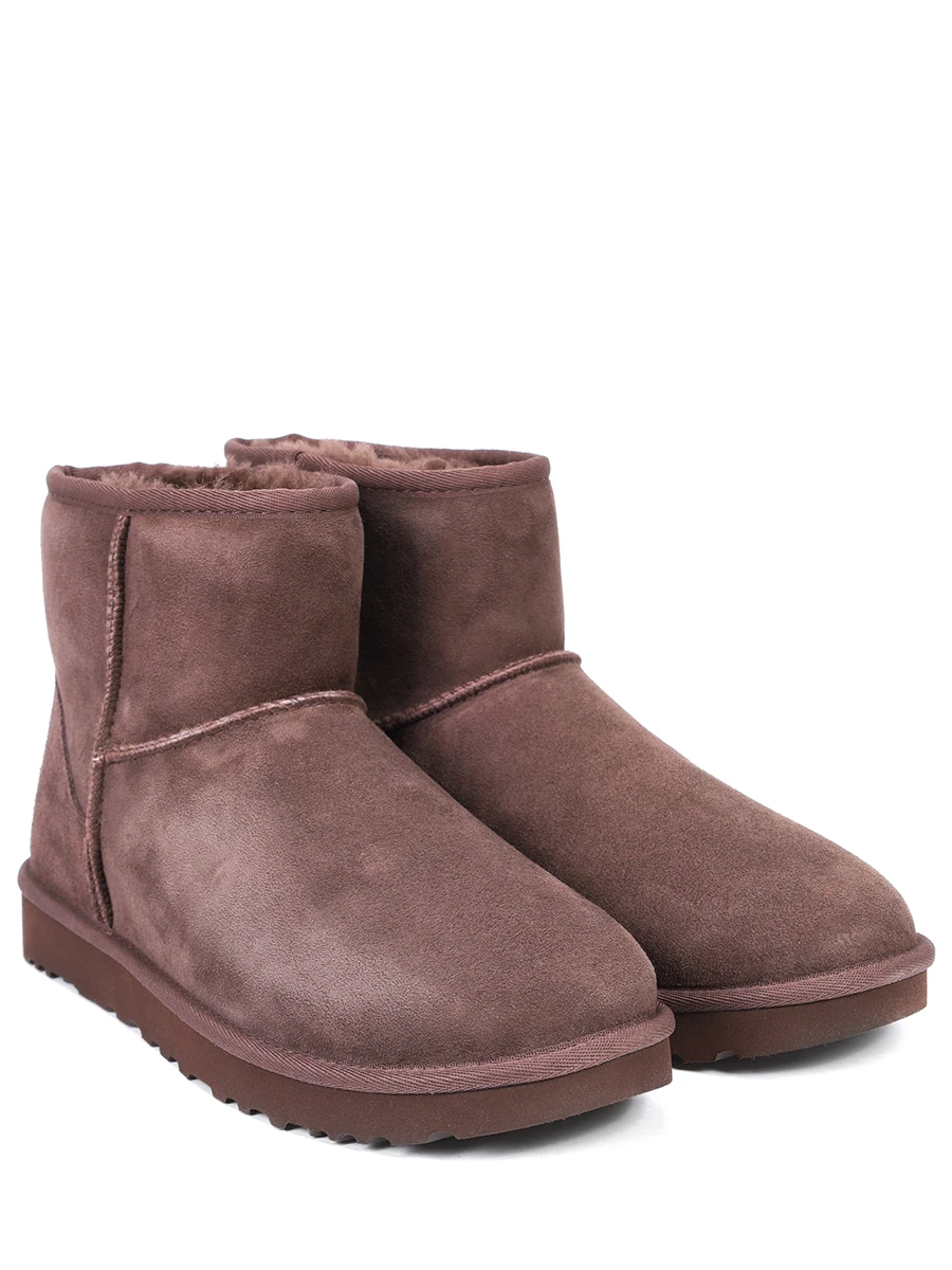 Угги замшевые на меху UGG 1016222-BCDR BURNTCEDAR Коричневый  Фото 2