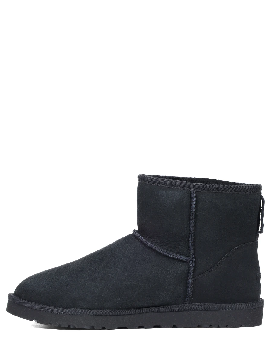 Угги замшевые на меху UGG 1002072-BLK BLACK Черный  Фото 3