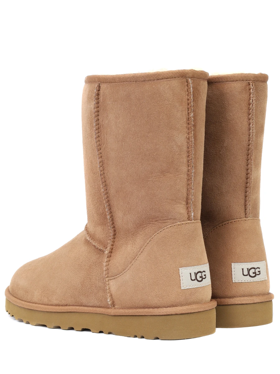 Угги замшевые на меху UGG 5800-CHE CHESTNUT Рыжий  Фото 4