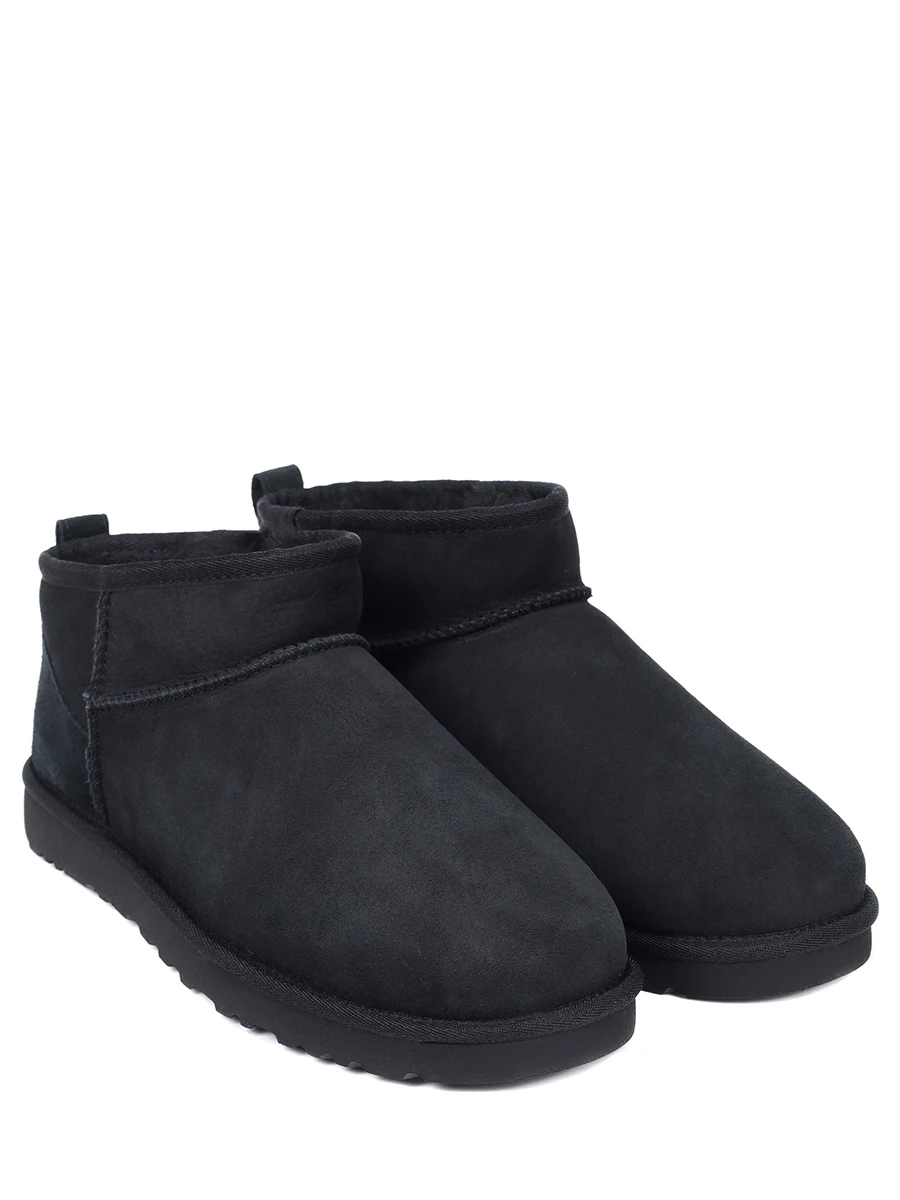 Угги замшевые на меху UGG 1137391-BLK BLACK Черный  Фото 2
