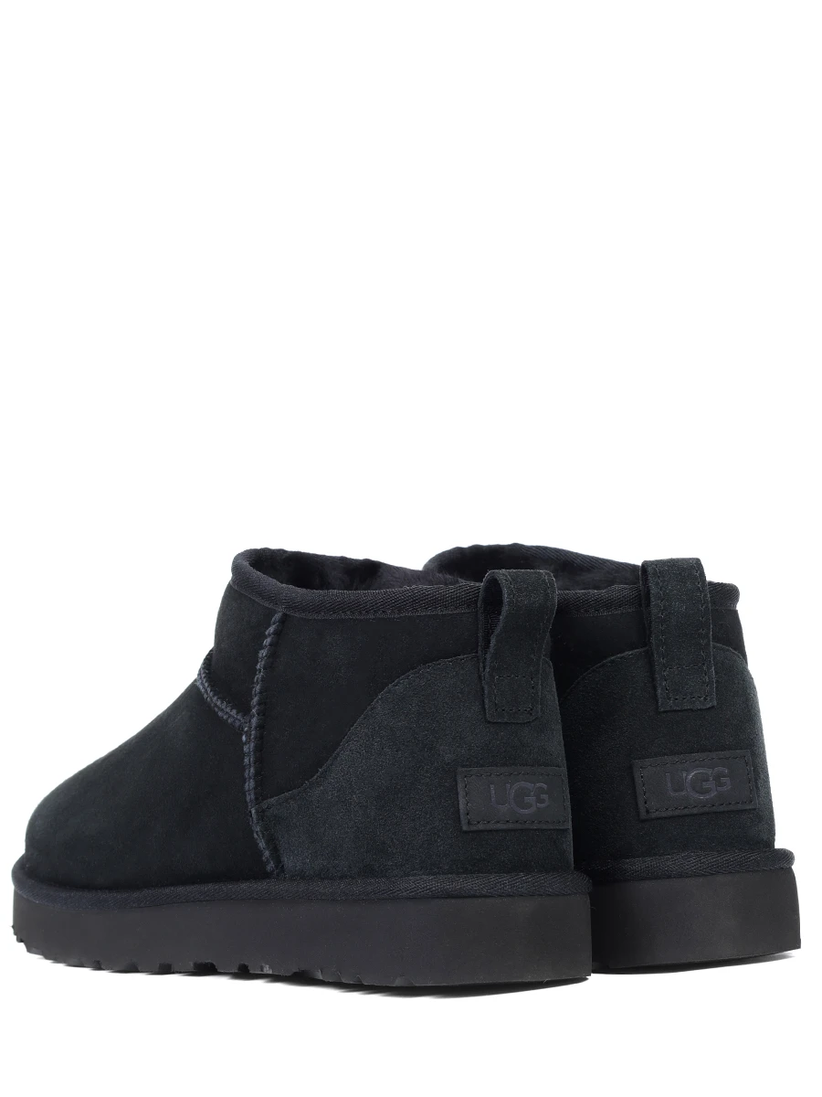 Угги замшевые на меху UGG 1116109-BLK BLACK Черный  Фото 4