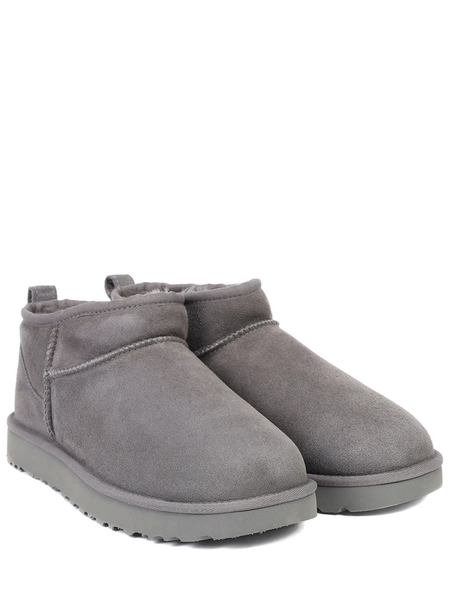 Угги замшевые на меху UGG 1116109-GREY GREY Серый  Фото 2