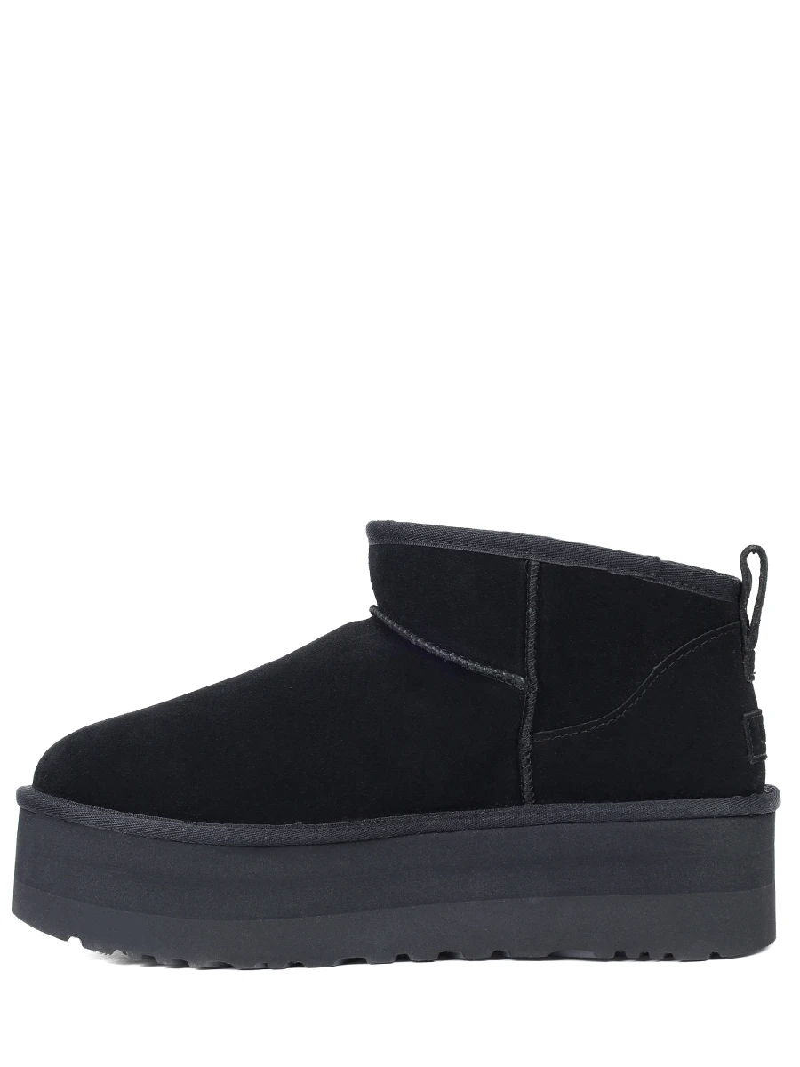 Угги замшевые на меху UGG 1135092-BLK BLACK Черный  Фото 3