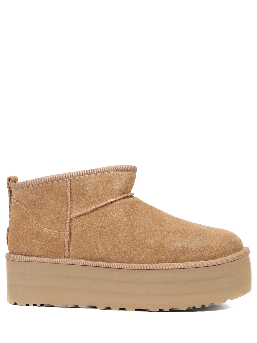 Угги замшевые на меху UGG 1135092-CHE CHESTNUT Рыжий 